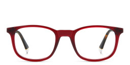 Polaroid Square Eyeglasses in Red – Product Photo 2