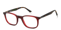 Polaroid Square Eyeglasses in Red – Product Photo 2
