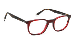 Polaroid Square Eyeglasses in Red – Product Photo 3