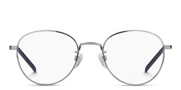 Tommy Hilfiger Round Eyeglasses in Silver – Product Photo 1