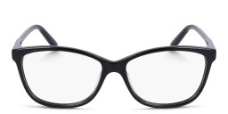 Shop DKNY Rectangle Eyeglasses in Black online.