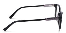 Shop DKNY Rectangle Eyeglasses in Black online.