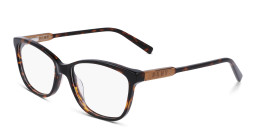 Shop DKNY Rectangle Eyeglasses in Tortoise online.