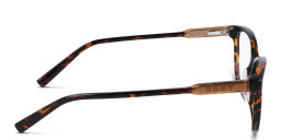 Shop DKNY Rectangle Eyeglasses in Tortoise online.