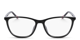 Shop DKNY Square Eyeglasses in Black online.