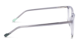 DKNY Square Eyeglasses in Grey – Product Photo 3