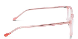 DKNY Square Eyeglasses in Pink – Product Photo 3