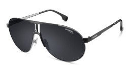 Carrera Unisex Wide Aviator Sunglasses in Silver – Product Photo 2