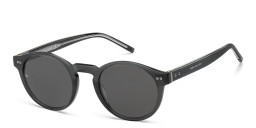 Shop Tommy Hilfiger Round Sunglasses in Black online.