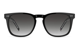 Tommy Hilfiger Square Sunglasses in Black/Grey Gradient – Product Photo 2