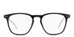 Sojo Unisex Square Eyeglasses in Black – Product Photo 1