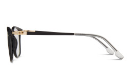 Sojo Unisex Square Eyeglasses in Black – Product Photo 3