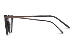 Sojo Round Eyeglasses in Black – Product Photo 3