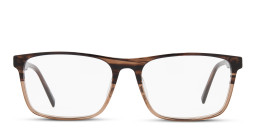 Shop Sojo Wide Square Eyeglasses in Brown online.