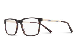 Sojo Wide Square Eyeglasses in Tortoise – Product Photo 2