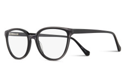 Sojo Round Eyeglasses in Black – Product Photo 2