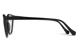 Sojo Round Eyeglasses in Black – Product Photo 3