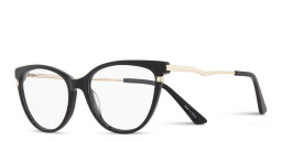 Shop Sojo Cat-Eye Eyeglasses in Black online.