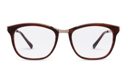 Shop Zhantai Unisex Cat-Eye Eyeglasses in Brown online.
