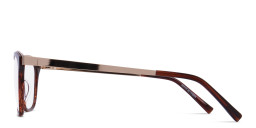 Shop Zhantai Unisex Cat-Eye Eyeglasses in Brown online.