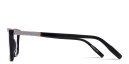 Zhantai Rectangle Eyeglasses in Black – Product Photo 3
