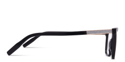 Shop Zhantai Rectangle Eyeglasses in Black online.