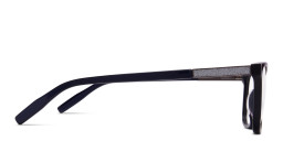 Shop Zhantai Rectangle Eyeglasses in Dark Blue online.