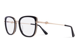 Shop Zhantai Cat-Eye Eyeglasses in Black online.