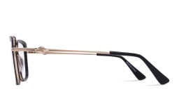 Shop Zhantai Cat-Eye Eyeglasses in Black online.