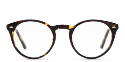 Shop DRM THEMA Unisex Round Eyeglasses in Havana online.