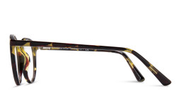 Shop DRM THEMA Unisex Round Eyeglasses in Havana online.