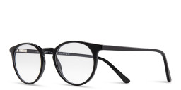 DRM THEMA Unisex Round Eyeglasses in Black – Product Photo 2