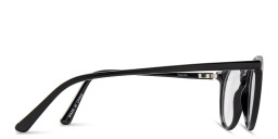 DRM THEMA Unisex Round Eyeglasses in Black – Product Photo 4
