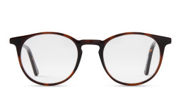 DRM THEMA Unisex Round Eyeglasses in Havana – Product Photo 2