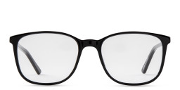 Shop DRM THEMA Unisex Square Eyeglasses in Black online.