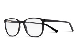 Shop DRM THEMA Unisex Square Eyeglasses in Black online.