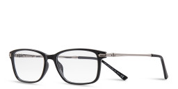 Shop DRM THEMA Rectangle Eyeglasses in Black online.