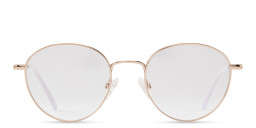 DRM THEMA Unisex Round Eyeglasses in Rose Gold – Product Photo 1