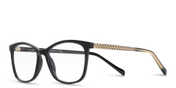 Shop Donna Fontana Cat-Eye Eyeglasses in Black online.