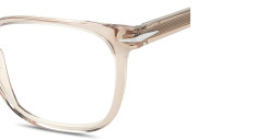 Shop DAVID BECKHAM Square Eyeglasses in Mud online.