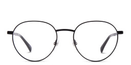 EYE'M Round Eyeglasses in Black – Product Photo 1