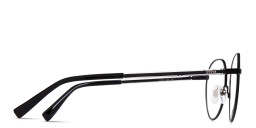 EYE'M Round Eyeglasses in Black – Product Photo 4