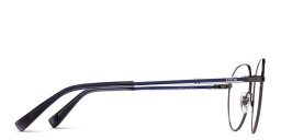 EYE'M Round Eyeglasses in Gunmetal – Product Photo 4