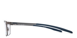 EYE'M Rectangle Eyeglasses in Gunmetal – Product Photo 3