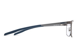 EYE'M Rectangle Eyeglasses in Gunmetal – Product Photo 4