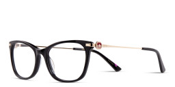 EYE'M Cat-Eye Eyeglasses in Black Gold – Product Photo 3