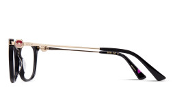 EYE'M Cat-Eye Eyeglasses in Black Gold – Product Photo 4