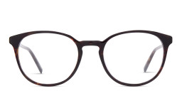 EYE'M Round Eyeglasses in Brown – Product Photo 1