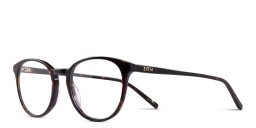 EYE'M Round Eyeglasses in Brown – Product Photo 5