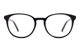 EYE'M Round Eyeglasses in Black – Product Photo 2
